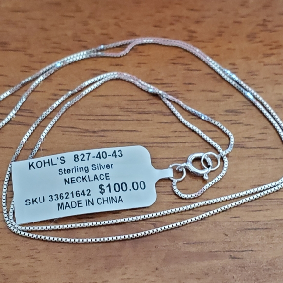 Sterling Silver 18 inch Necklace - Picture 3 of 8